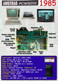 Ficha: Amstrad PCW 8256 (1985)
